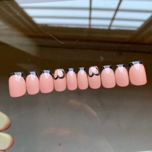 French Tips Nails Heart collection